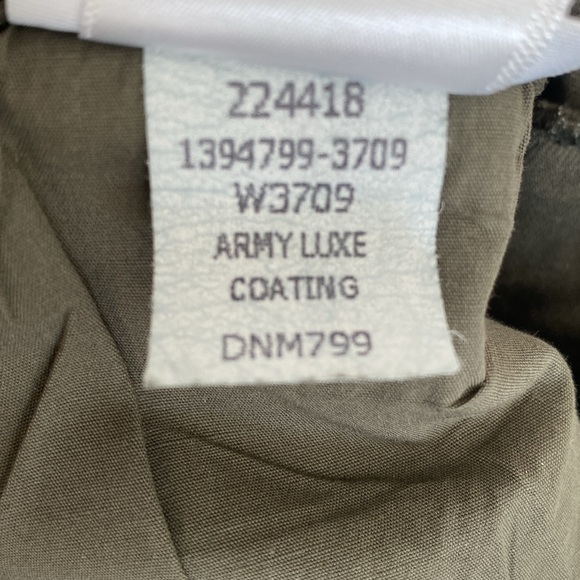 Paige Verdugo Ultra Skinny Jeans Army Green Luxe Coating Women's Size 31 - Picture 10 of 12